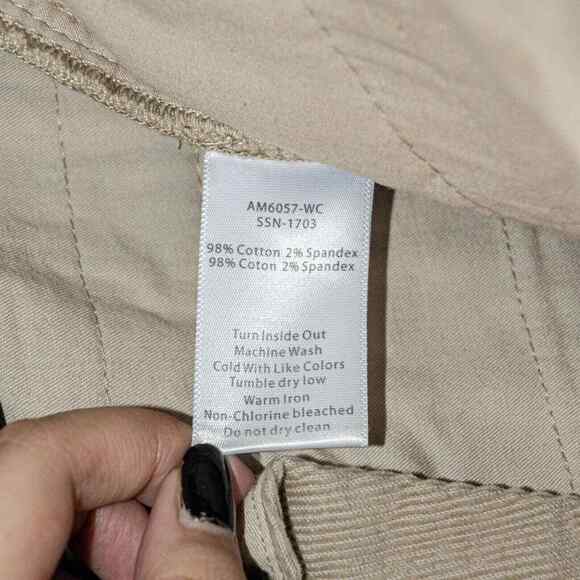 Anthony Thomas Melillo ATM ankle Zip Corduroy Pants in Beige Size 32 - Picture 7 of 7